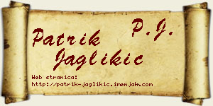 Patrik Jaglikić vizit kartica
